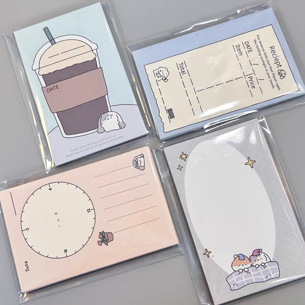 Meow & Bun All-in-One Cute Stationery Set β 15-Piece Gift Box for Journal Lovers