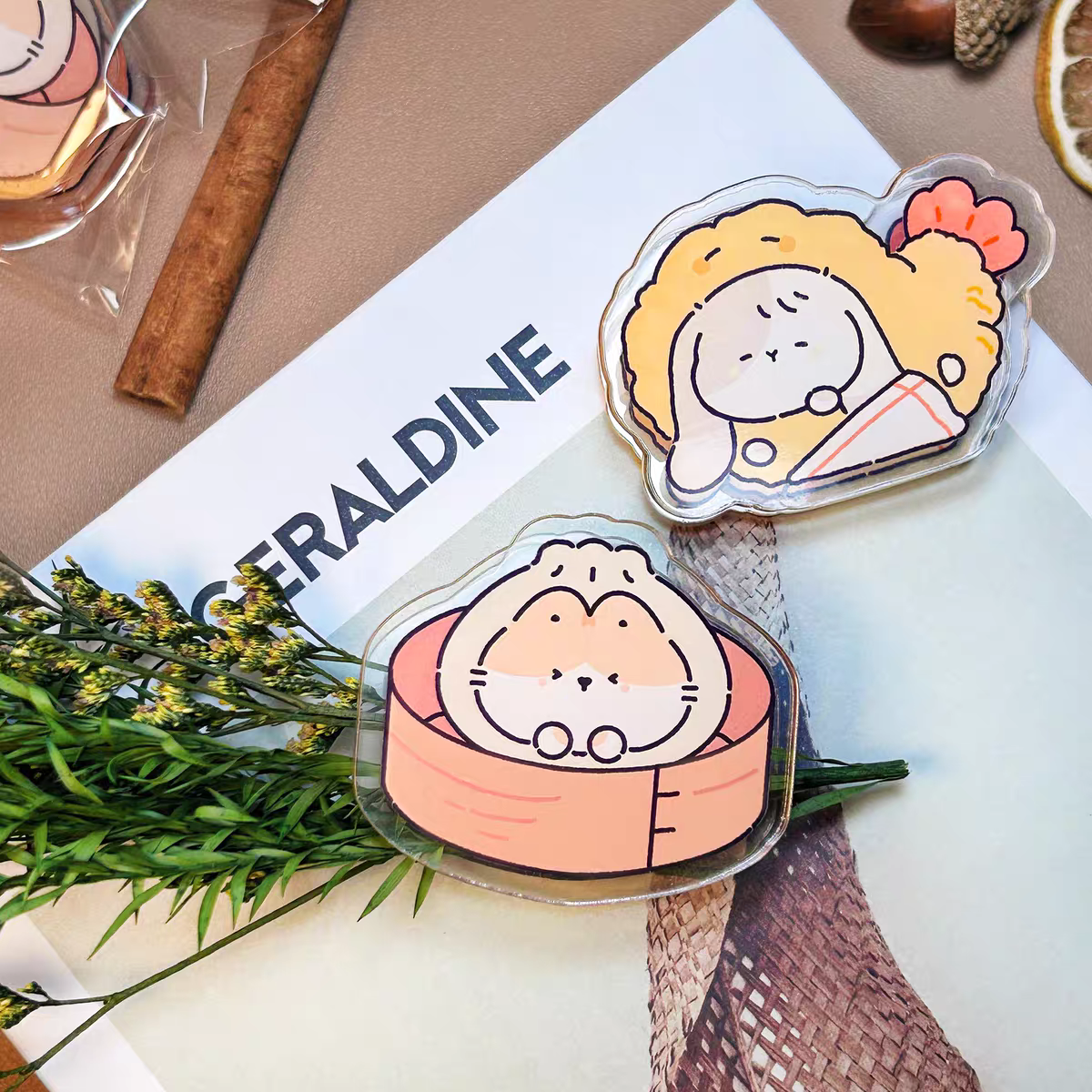 Meow & Bun All-in-One Cute Stationery Set β 15-Piece Gift Box for Journal Lovers