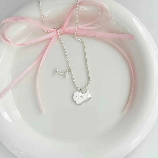 "Promise Paw" 925 Sterling Silver Necklace – High-Glam & Heartfelt (Copy)