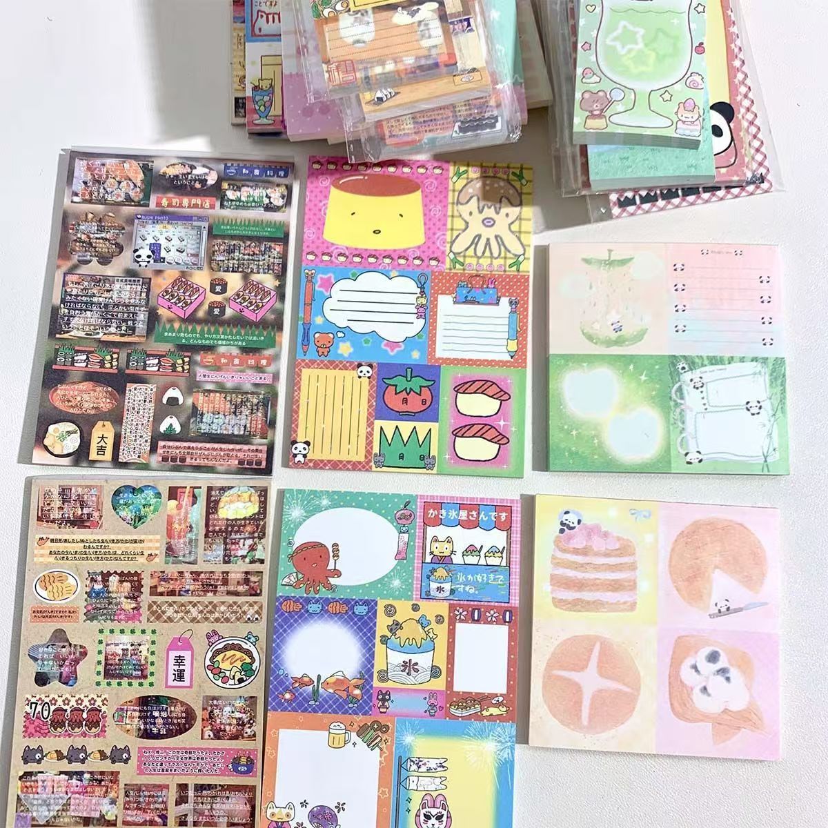 Retro Japanese Stationery Mystery Box – 20 Pieces of Vintage-Inspired Tapes, Stickers & Memo Pads