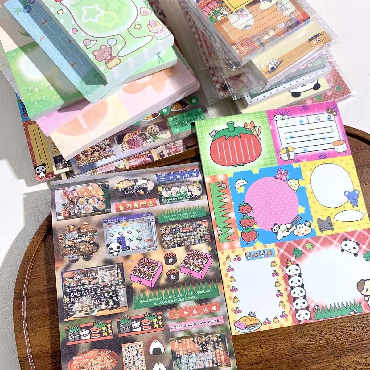 Retro Japanese Stationery Mystery Box – 20 Pieces of Vintage-Inspired Tapes, Stickers & Memo Pads