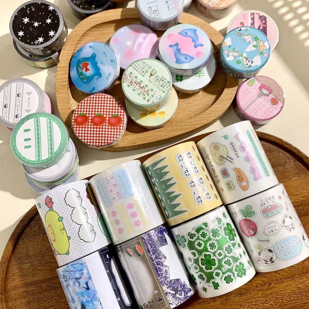 Retro Japanese Stationery Mystery Box – 20 Pieces of Vintage-Inspired Tapes, Stickers & Memo Pads