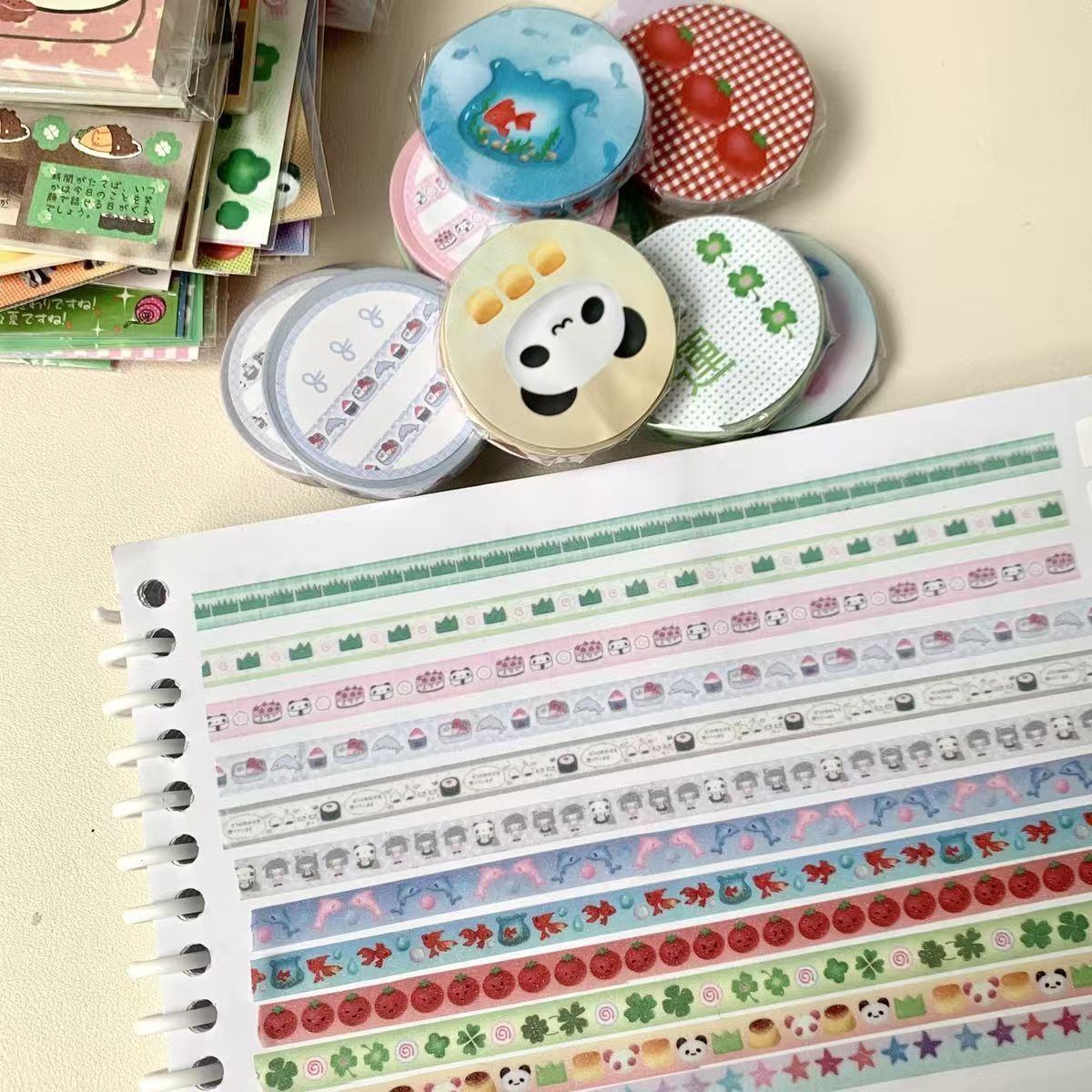 Retro Japanese Stationery Mystery Box – 20 Pieces of Vintage-Inspired Tapes, Stickers & Memo Pads