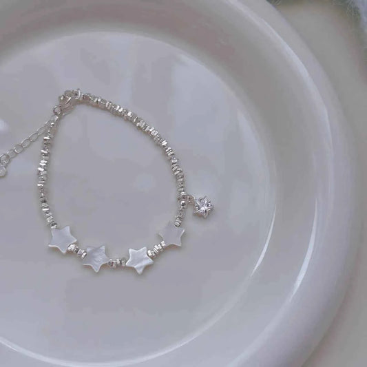 "Starry Whisper" 925 Sterling Silver Bracelet - Elegant and Dreamy