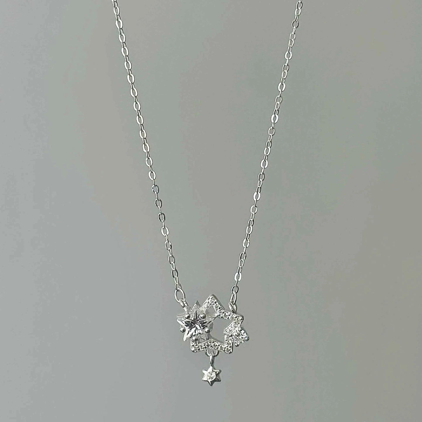 "Stellar Perseverance" 999 Pure Silver Star Necklace - Elegant and Timeless (Copy)