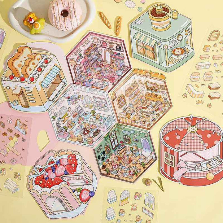 Sticker Scences Scene Sticker Collection - Unique 3D Scene Stickers for Every Occasion ...