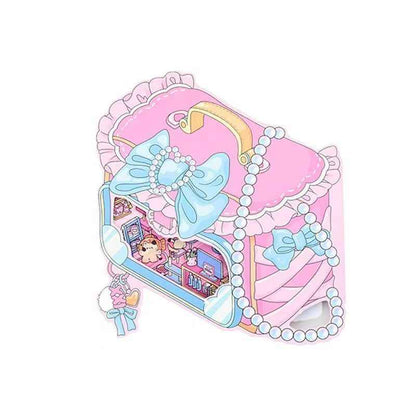 Foldable Gift Boxes – 4 Theme Sets: Handbag | Flower Shop | Claw Machine | Vanity Cabinet