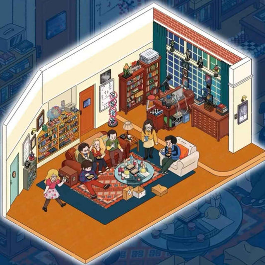 The Big Bang Theory 3D DIY Miniature Sticker Scenes
