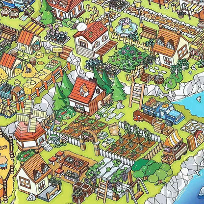 My Cottage Series 3.0 – Plus 3D DIY Miniature Sticker Scenes - 2 Theme Sets: Island Life | Home in the Galaxy