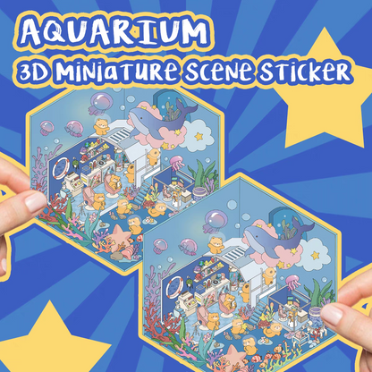 Original Detective Agency 3D DIY Miniature Sticker Scenes