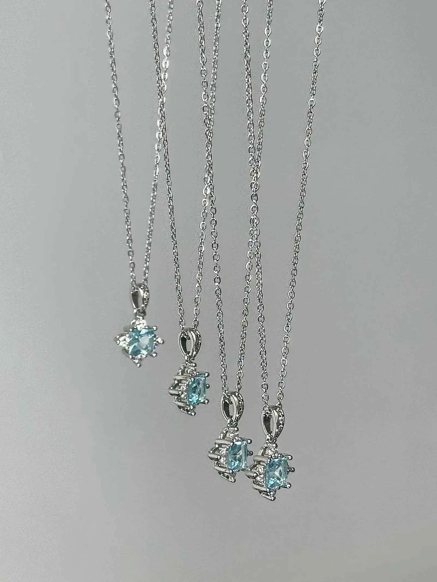 "Blue Starlight Droplet" Star Necklace - Delicate, Elegant, and Cool Chic