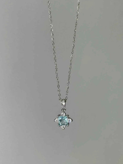 "Blue Starlight Droplet" Star Necklace - Delicate, Elegant, and Cool Chic