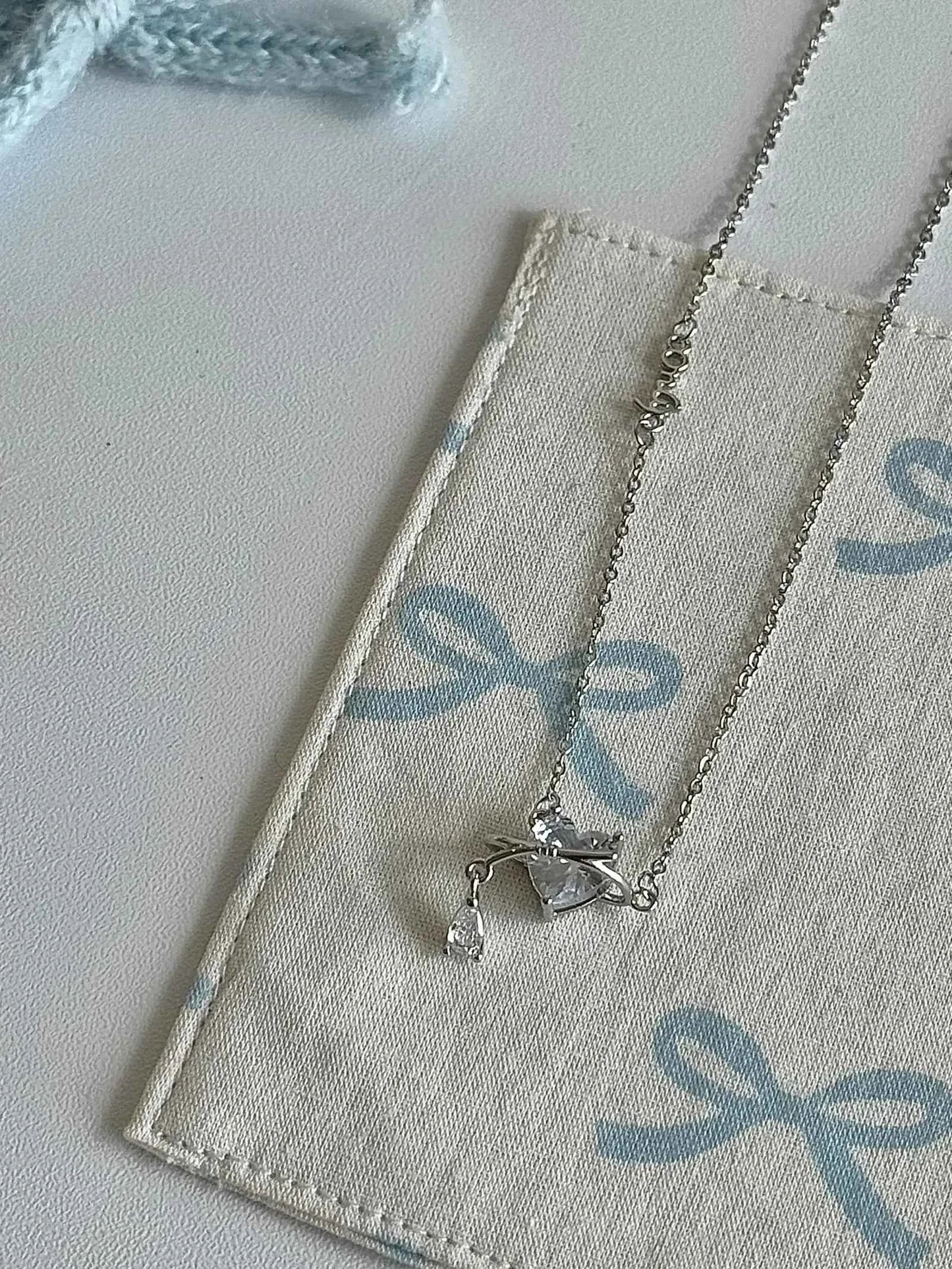 "Beating Heart Trail" 925 Sterling Silver Heart Pendant Necklace - Sweet, Elegant, and Unique