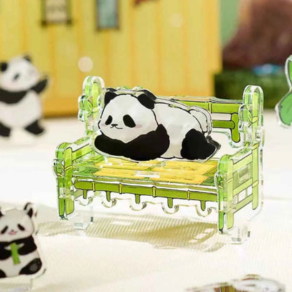 Adorable Panda Apartment DIY 3D Acrylic Puzzle (74pcs)
