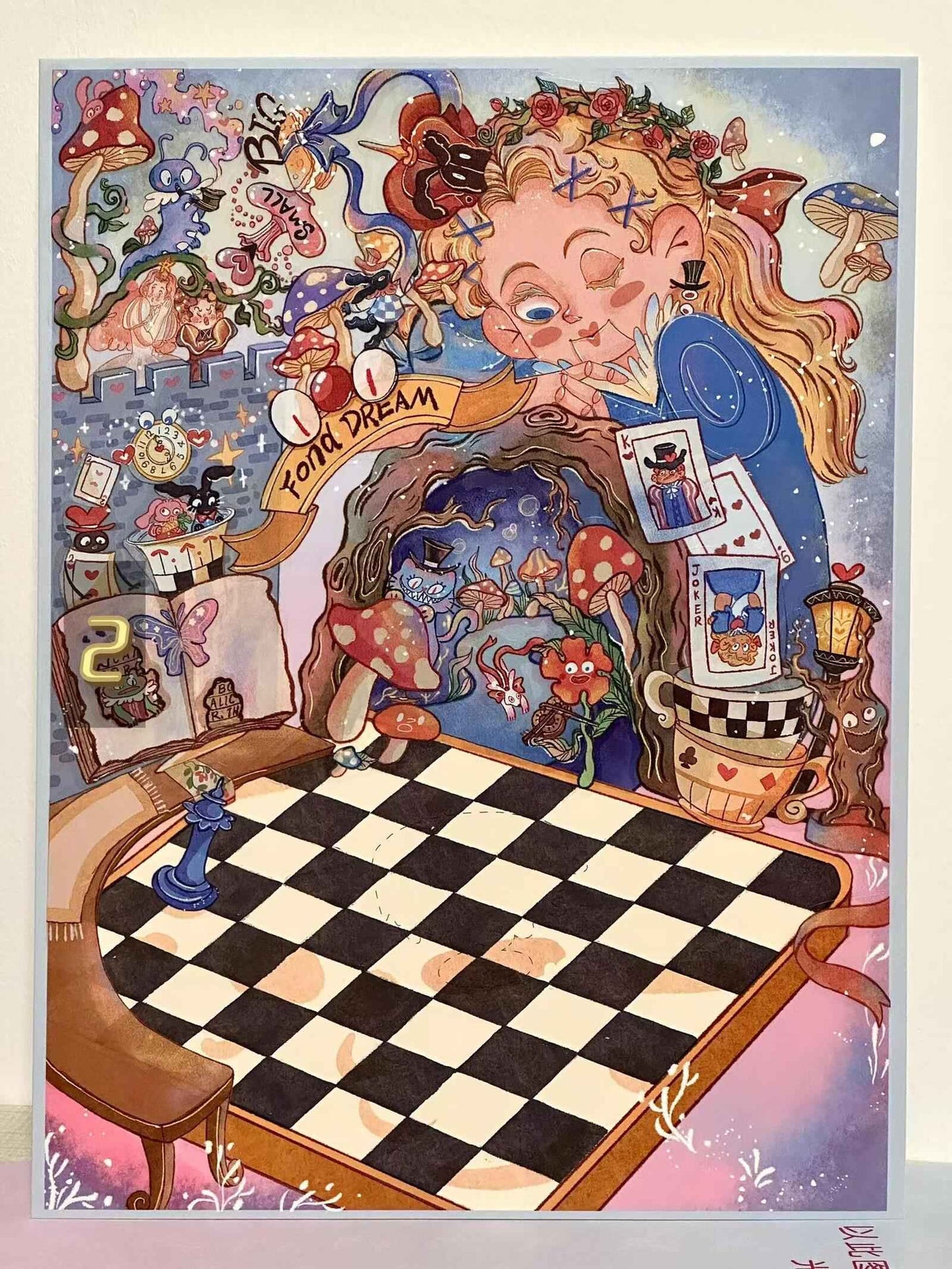 Vintage Cute Series – 3D Miniature Sticker Scenes - 2 Theme Sets: Alice's Dream | Cat Paradise