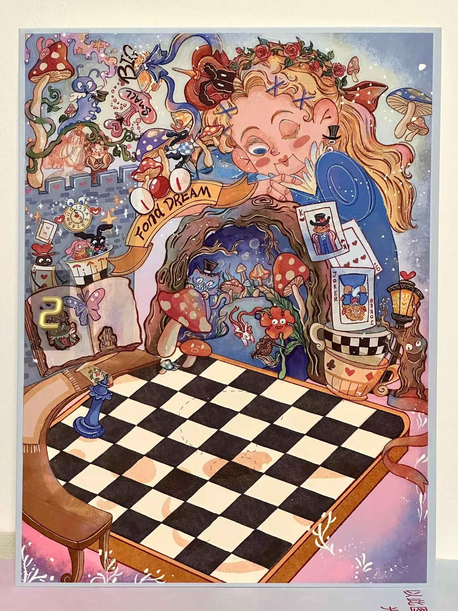 Vintage Cute Series – 3D Miniature Sticker Scenes - 2 Theme Sets: Alice's Dream | Cat Paradise