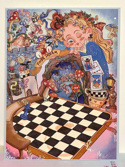 Vintage Cute Series – 3D Miniature Sticker Scenes - 2 Theme Sets: Alice's Dream | Cat Paradise