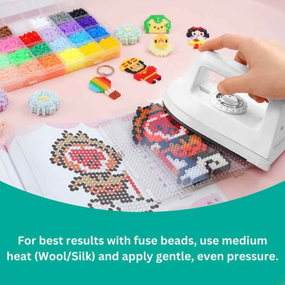Mini Iron – Compact, Precise & Perfect for Fuse Beads | Fast Heat-Up, Non-Stick Plate, Travel Friendly