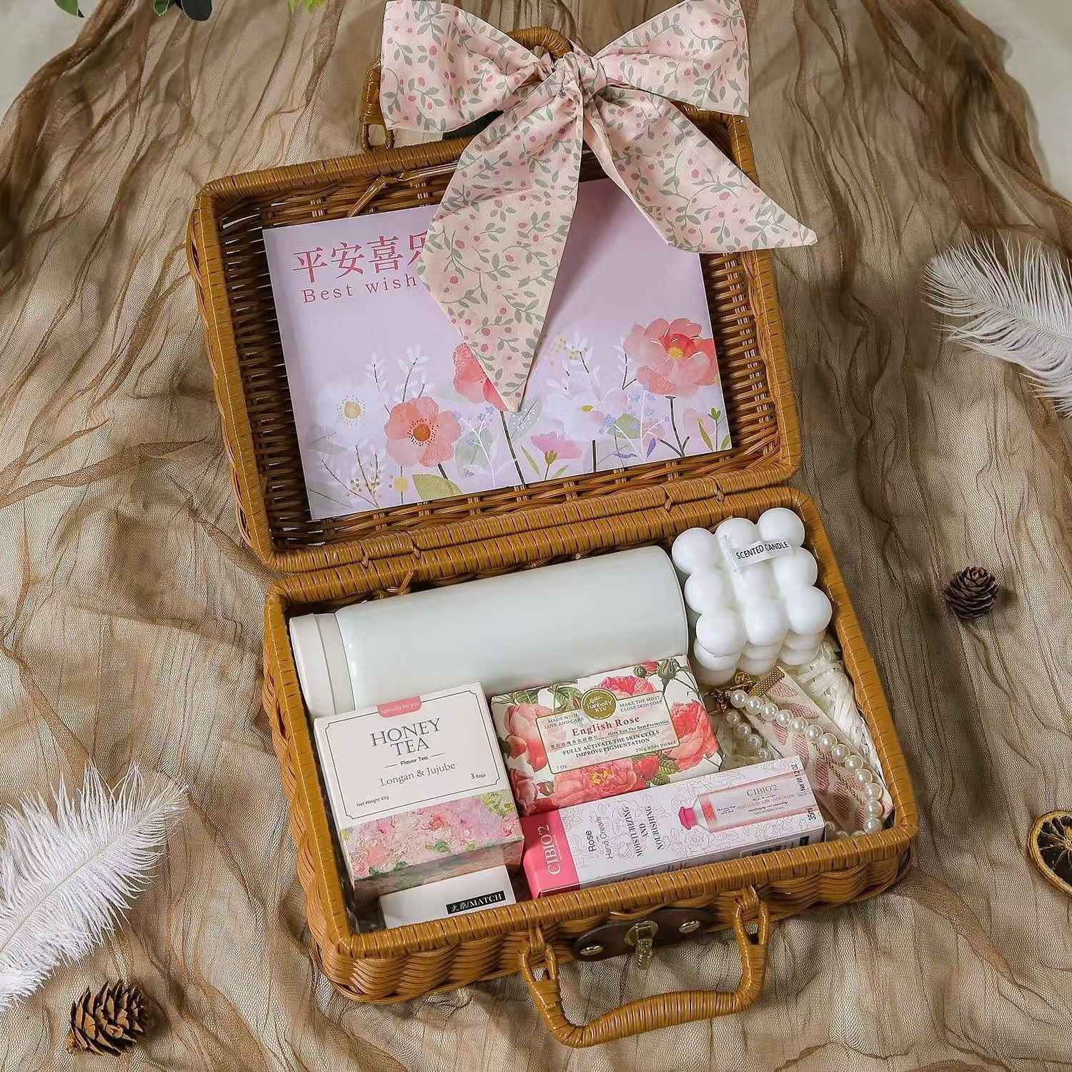 Cherish Every Moment: Premium Gift Basket | Heartwarming Wedding & Birthday Gift | Thoughtful Luxury for Loved Ones