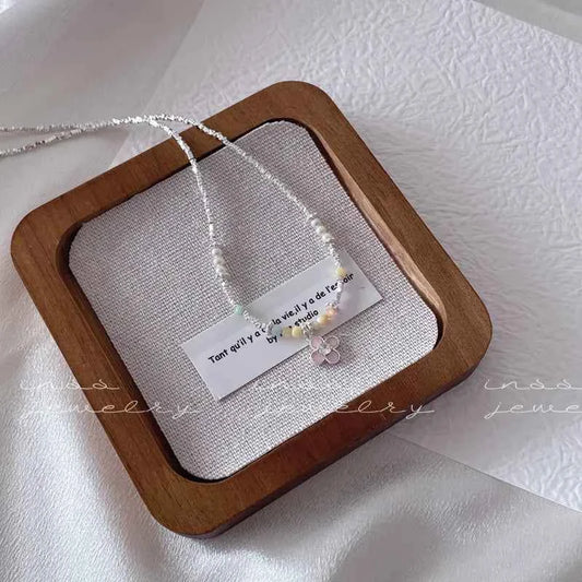 "Clover Escape" 925 Sterling Silver Necklace - Sweet, Elegant, and Versatile
