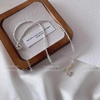 "Clover Escape" 925 Sterling Silver Necklace - Sweet, Elegant, and Versatile