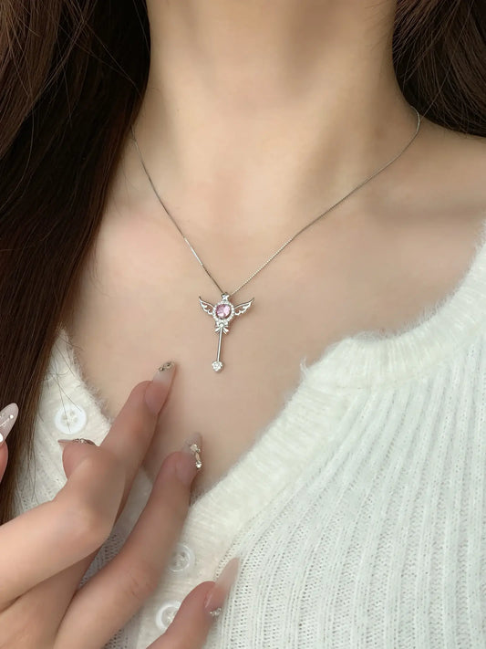 Cardcaptor Sakura 925 Sterling Silver Zircon Necklace &#8211; Magical Elegant and Perfect Gift 5