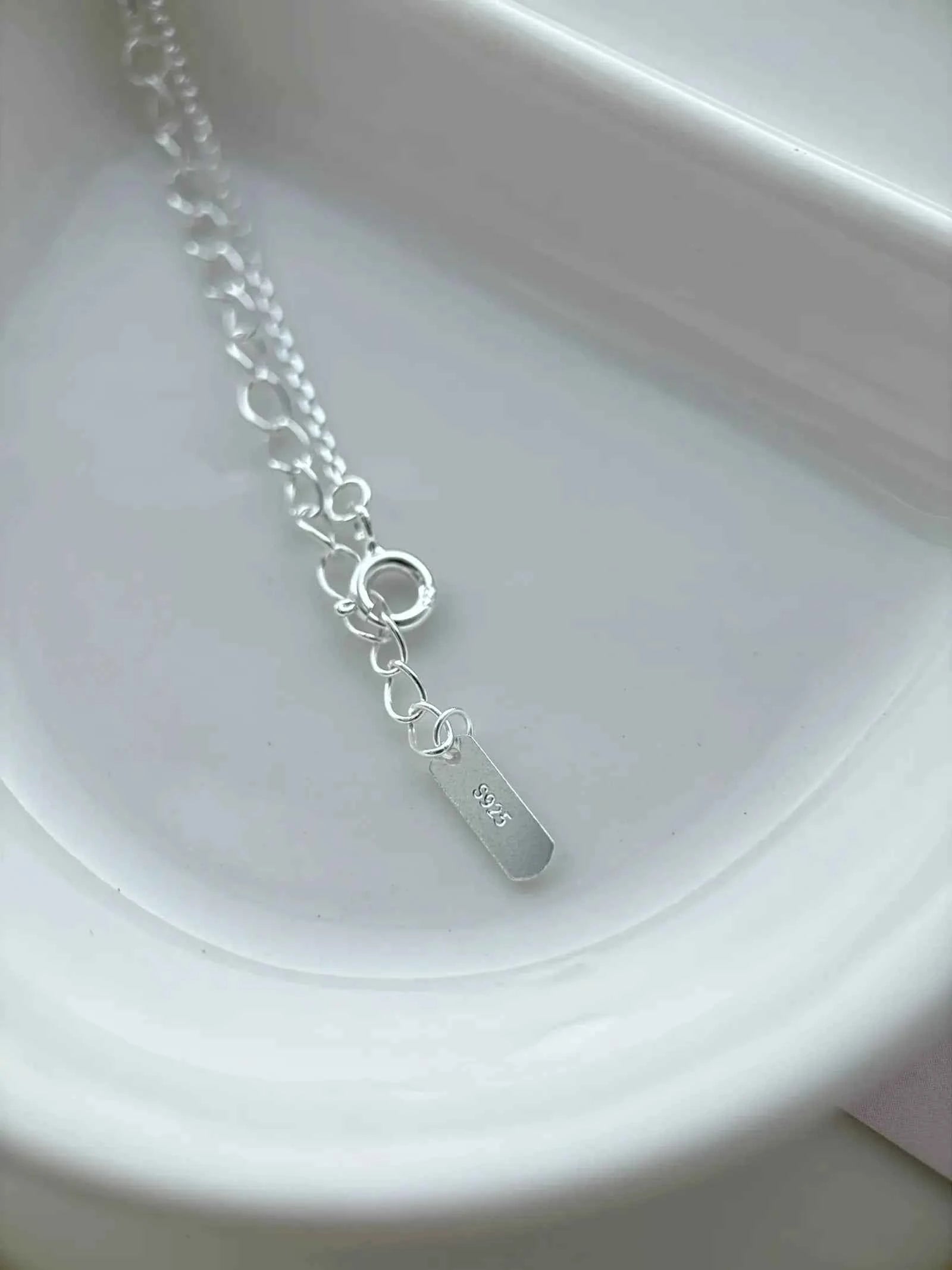 "Yours Only Moon" 925 Sterling Silver Bowknot Moon Necklace - Unique, Elegant, and Mystical