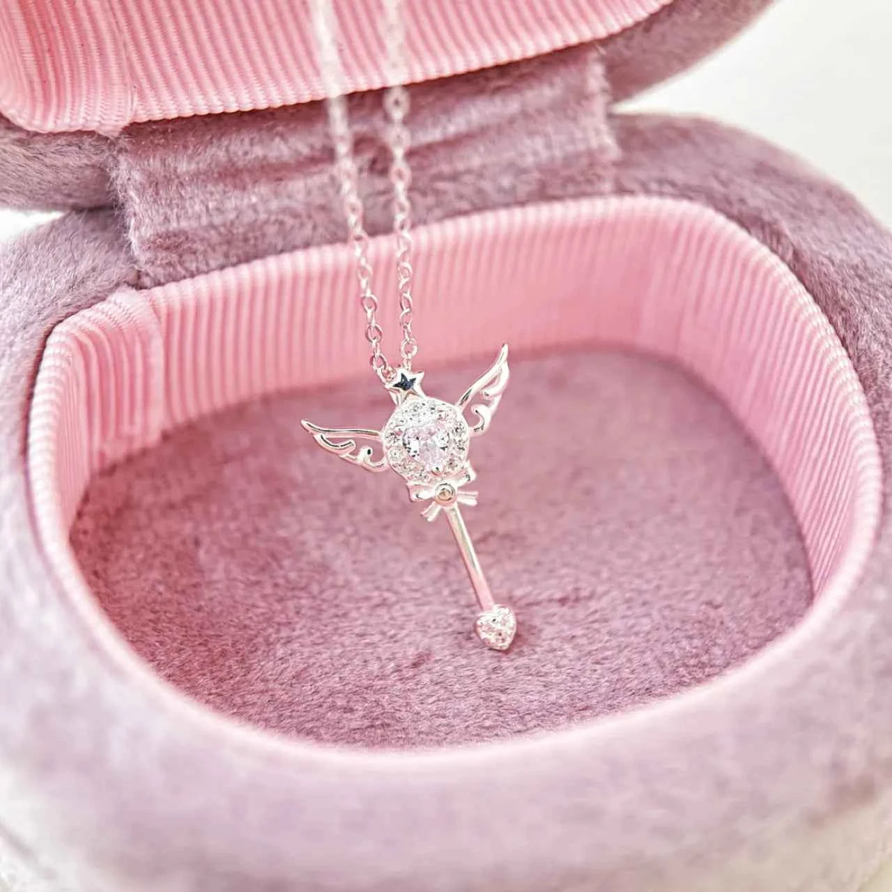 "Mini Magic Wand" 999 Pure Silver Fairy Necklace - Enchanting, Elegant, and Perfect Gift