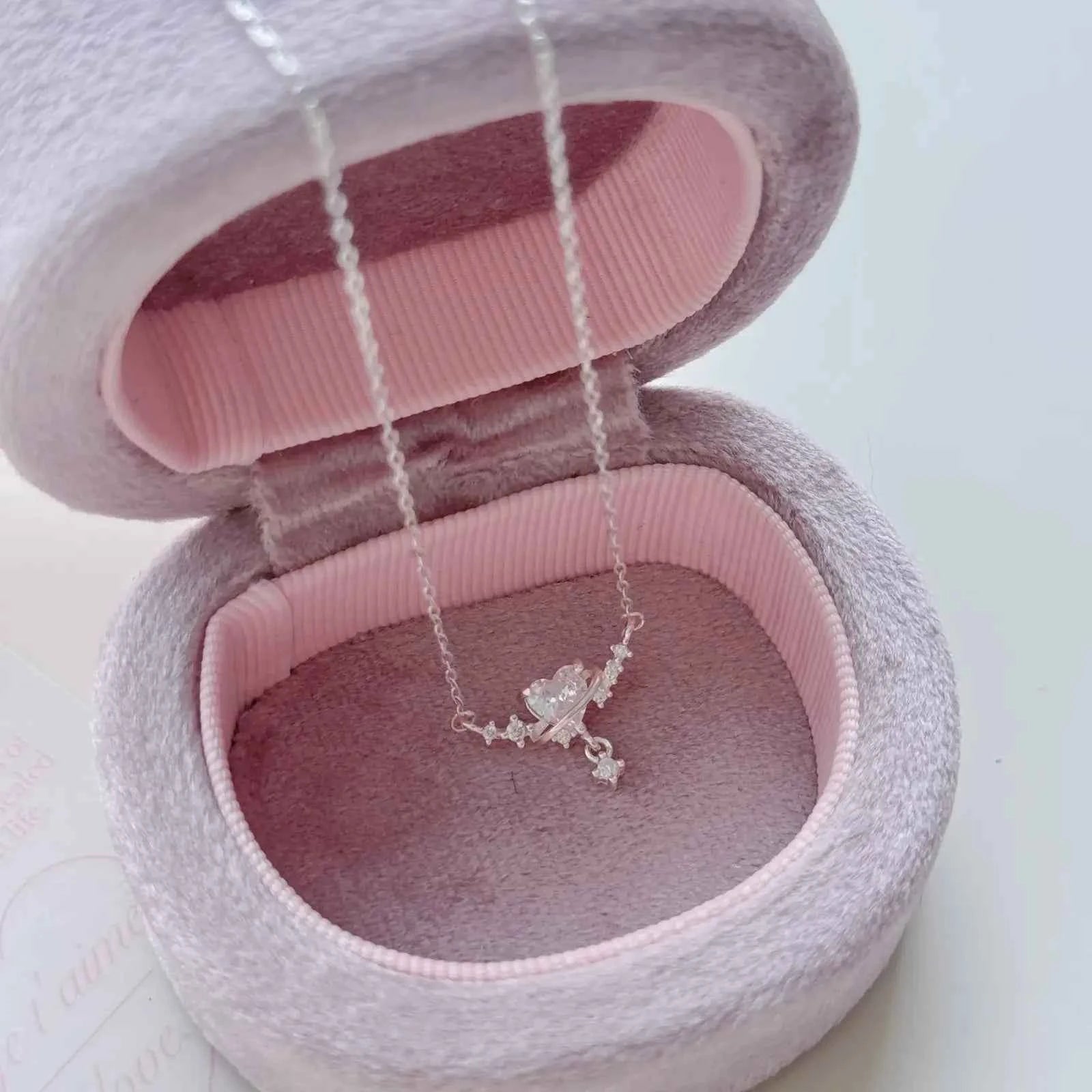 "Dreamy Star and Moon" 999 Pure Silver Necklace with 5A Zircon - Elegant, Sparkling, and Unique
