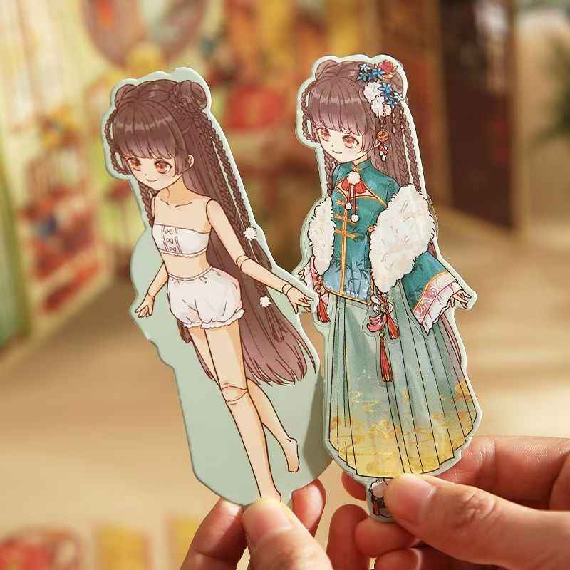 Plus Sweet Dream Dollhouse – Foldable 3D Miniature Sticker Scenes - 2 Theme Sets: Rose Manor | Green Vineyard Courtyard