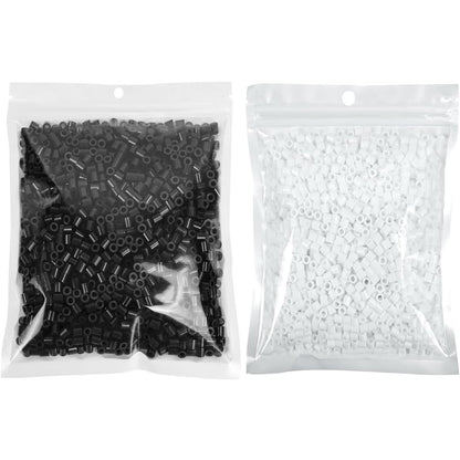 Mini Fuse Beads Black White Color Pack