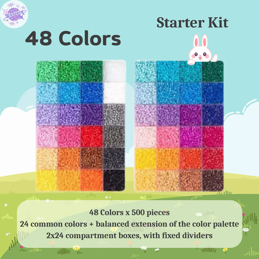 26mm Mini Fuse Beads Single Color about 500PCS Per Bag 15