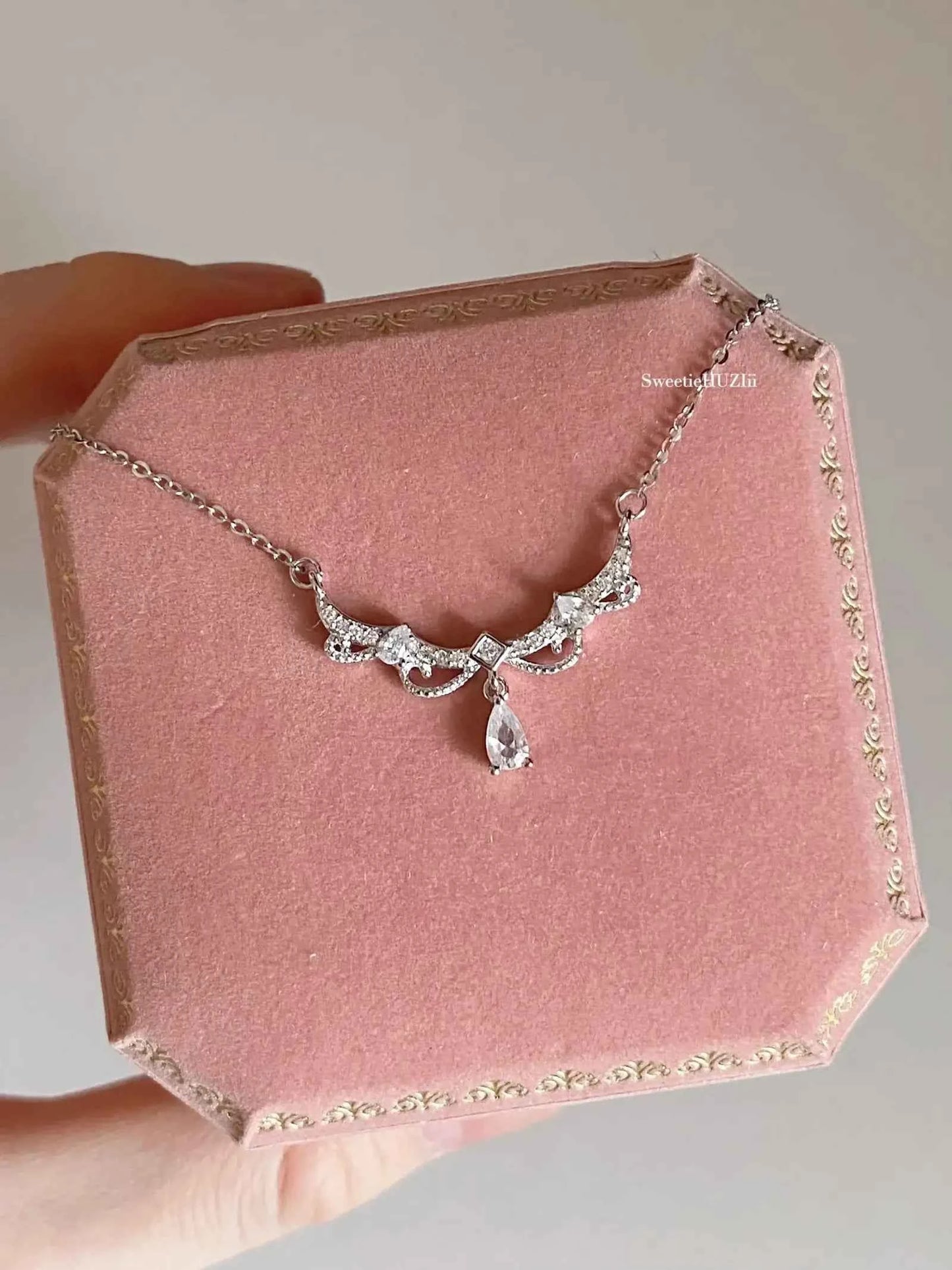 "Vintage Princess Tassel" 925 Sterling Silver Necklace - Elegant, Refined, and Exquisite