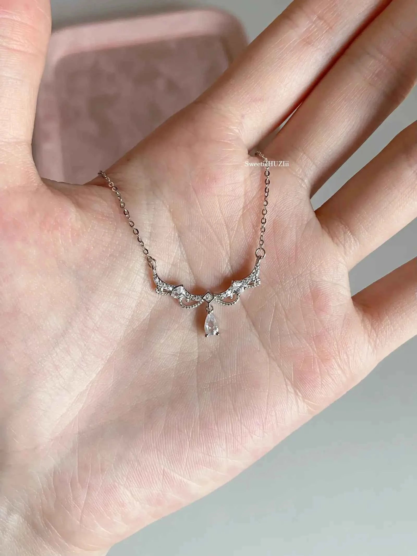 "Vintage Princess Tassel" 925 Sterling Silver Necklace - Elegant, Refined, and Exquisite