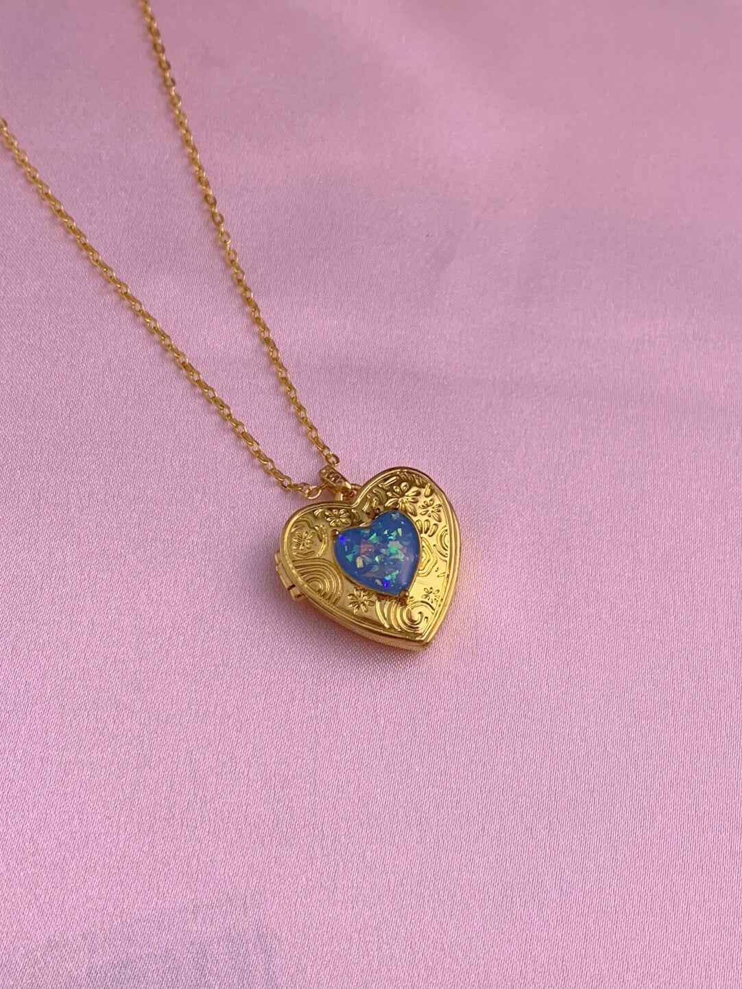 "Blue Tear" Original Design Zircon Cross Pendant Necklace - Vintage, Elegant, and Unique