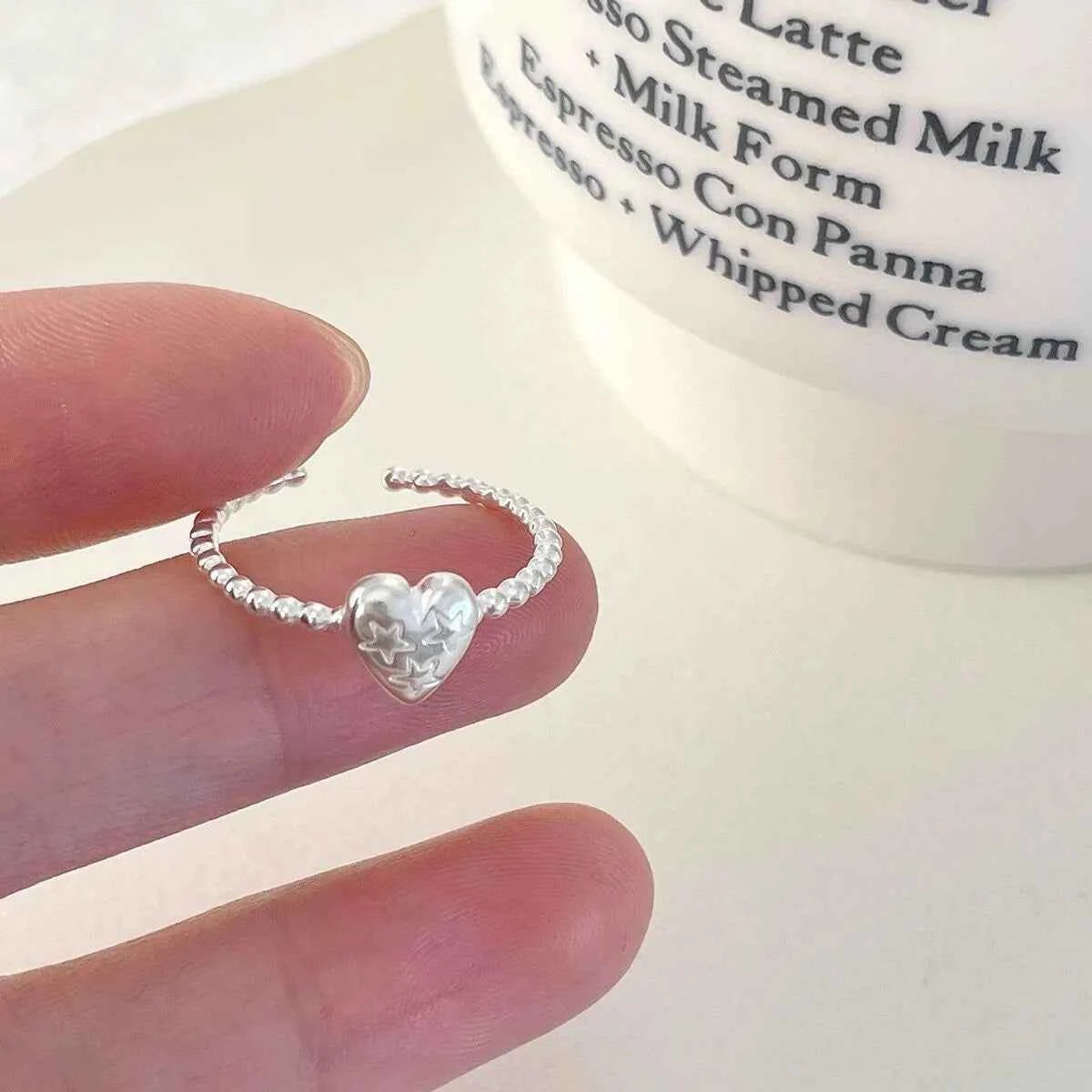 "Princess Bow Collection" 925 Sterling Silver Pink Zircon Ring Set - Sweet, Elegant, and Royal
