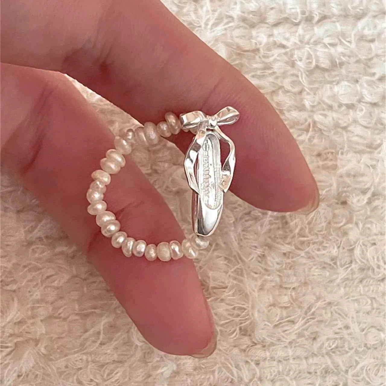 "Ballet Shoes" 925 Sterling Silver Necklace - Elegant and Graceful