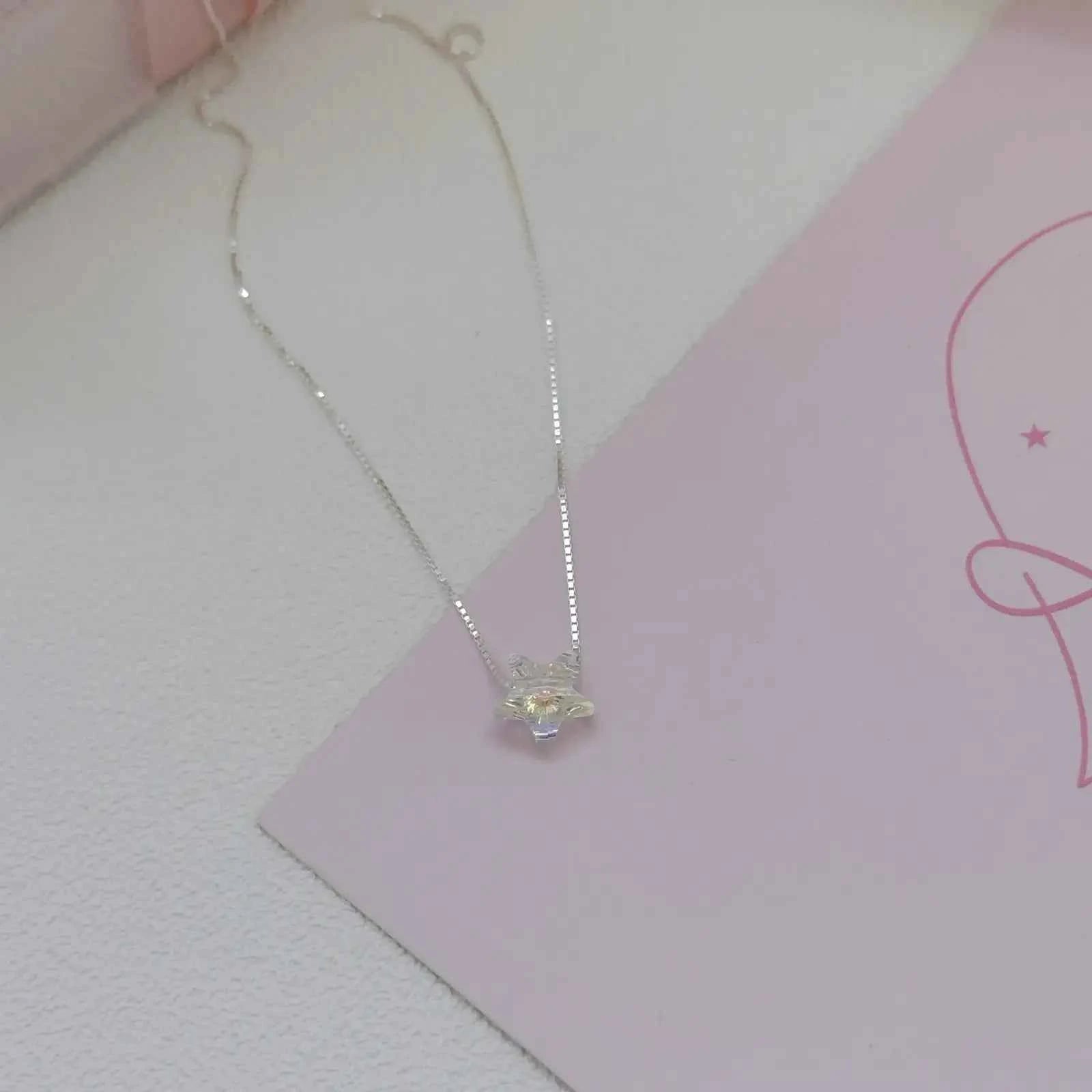 "Aurora Starlight" 925 Sterling Silver Necklace - Captivating and Mesmerizing