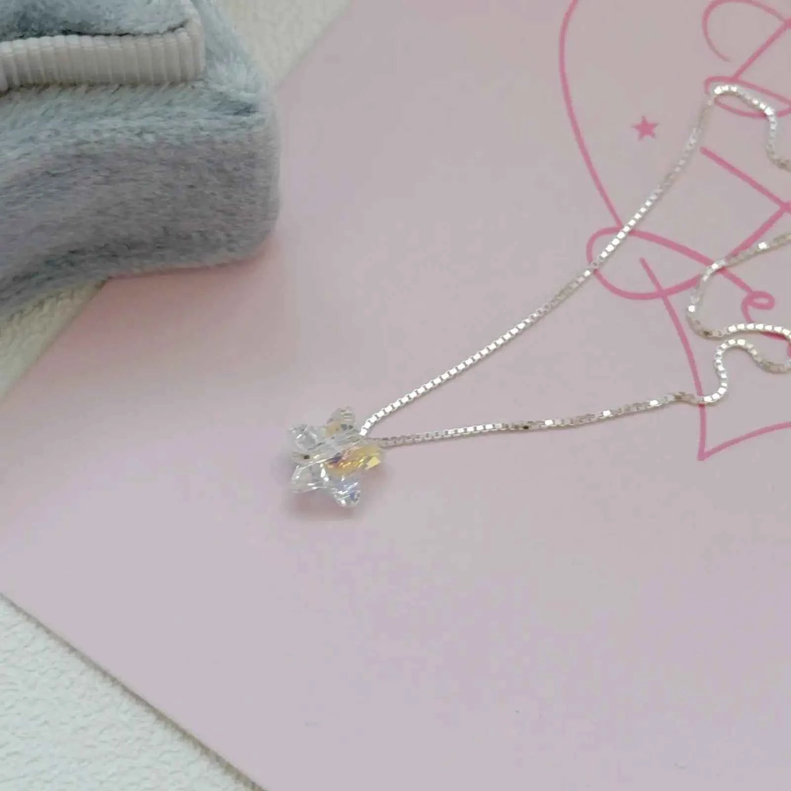 "Aurora Starlight" 925 Sterling Silver Necklace - Captivating and Mesmerizing