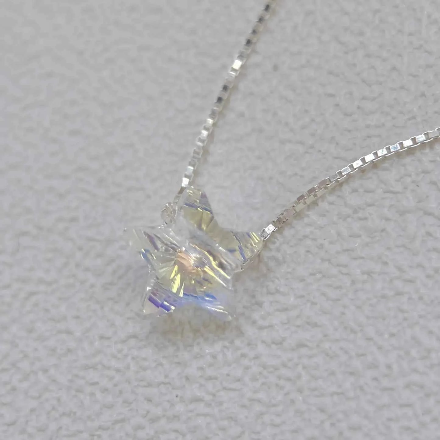 "Aurora Starlight" 925 Sterling Silver Necklace - Captivating and Mesmerizing
