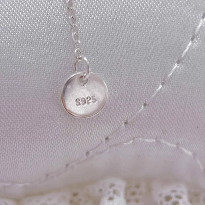 "French Bow" 925 Sterling Silver Necklace - Elegant and Chic