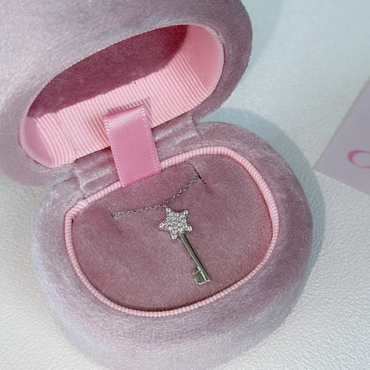 Star Key 925 Sterling Silver Necklace &#8211; Perfect Gift for Best Friends 3
