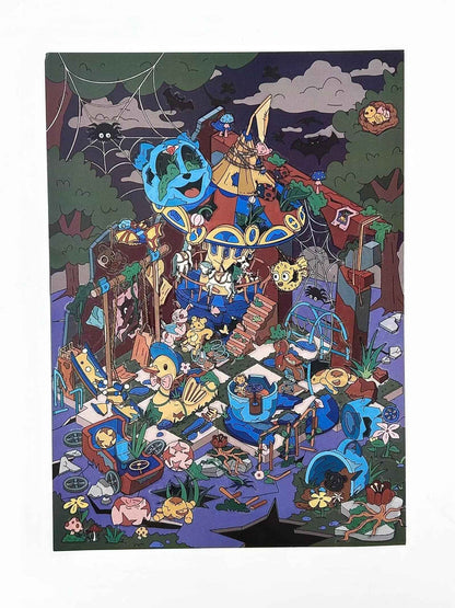 Plus Business of the Day 13.0 – 3D Miniature Sticker Scenes - 2 Theme Sets: Deep Sea Ruins | Abandoned Amusement Park