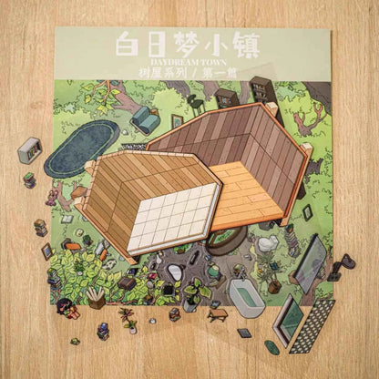 Original 3D Stickers - Dream Town Series: 4 Theme Sets - Outdoor Camping | Dream Cottage | Dream Treehouse 1.0 | Dream Treehouse 2.0 - SNSEASY