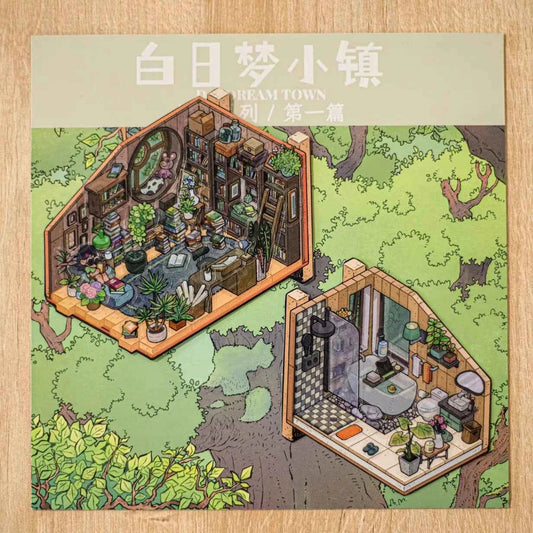 Original 3D Stickers - Dream Town Series: 4 Theme Sets - Outdoor Camping | Dream Cottage | Dream Treehouse 1.0 | Dream Treehouse 2.0 - SNSEASY