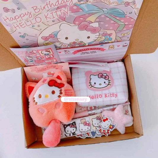 Sanrio Plush Charm Gift Box - 7 Pcs - SNSEASY
