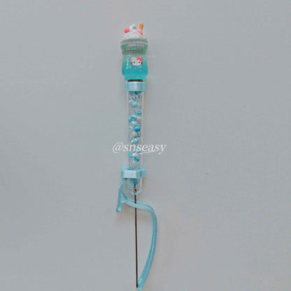 Pearl Bead Pen for Mini Fuse Beads – Hello Kitty Style with Magnetic Doll Tops | 3 Interchangeable Heads