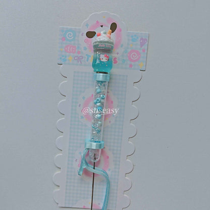 Pearl Bead Pen for Mini Fuse Beads – Hello Kitty Style with Magnetic Doll Tops | 3 Interchangeable Heads