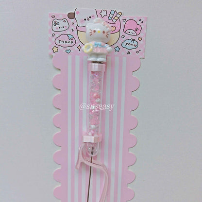 Pearl Bead Pen for Mini Fuse Beads – Hello Kitty Style with Magnetic Doll Tops | 3 Interchangeable Heads