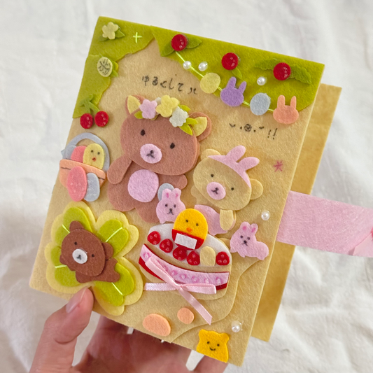 Handmade “Rilakkuma” Felt Photo Album | A Cozy Keepsake for Your Cutest Moments